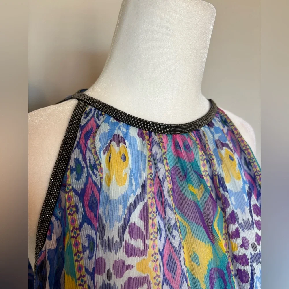 🆕 ZARA Printed Halter-neck Top - Picture 3 of 8